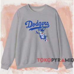 Los Angeles Dodgers Bugs Bunny Shirt 4 Los Angeles Dodgers Bugs Bunny Shirt Grey Sweatshirt