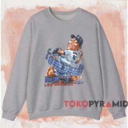 Los Angeles Dodgers Hideo Nomo The Tornado Shirt 4 Los Angeles Dodgers Hideo Nomo The Tornado Shirt Grey Sweatshirt