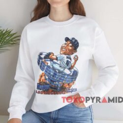 Los Angeles Dodgers Hideo Nomo The Tornado Shirt 3 Los Angeles Dodgers Hideo Nomo The Tornado Shirt White Sweatshirt