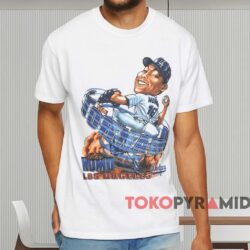 Los Angeles Dodgers Hideo Nomo The Tornado Shirt 1 Los Angeles Dodgers Hideo Nomo The Tornado Shirt White T shirt