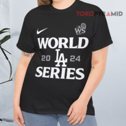 Los Angeles Dodgers Nike 2024 World Series Black T shirt