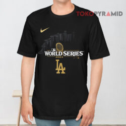 Los Angeles Dodgers Nike 2024 World Series Trophy Shirt 4 Los Angeles Dodgers Nike 2024 World Series Trophy Black T shirt