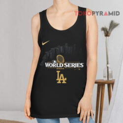 Los Angeles Dodgers Nike 2024 World Series Trophy Shirt 2 Los Angeles Dodgers Nike 2024 World Series Trophy Tank Top
