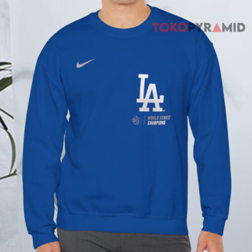 Los Angeles Dodgers Nike 2025 World Series Champions Roster Sweatshirt Front