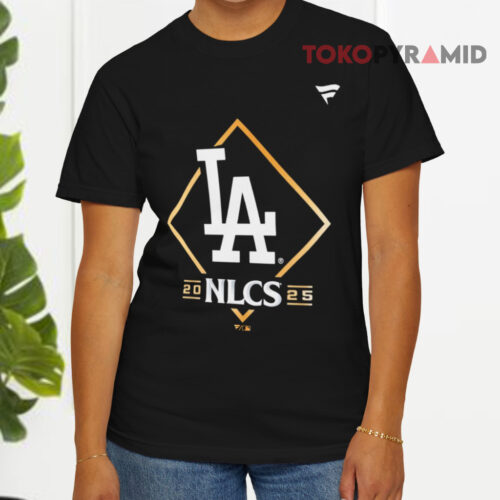 Los Angeles Dodgers Nlcs 2025 National League Division Series Champions Black T shirt Los Angeles Dodgers Nlcs 2025 National League Division Series Champions Black T shirt