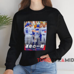 Los Angeles Dodgers NLDS 2024 Japanese Shirt 4 Los Angeles Dodgers Nlds 2024 Japanese Shirt Black Sweatshirt
