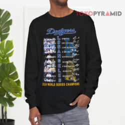 Los Angeles Dodgers Signature 2024 World Series Champions Shirt 4 Los Angeles Dodgers Signature 2024 World Series Champions Long sleeved