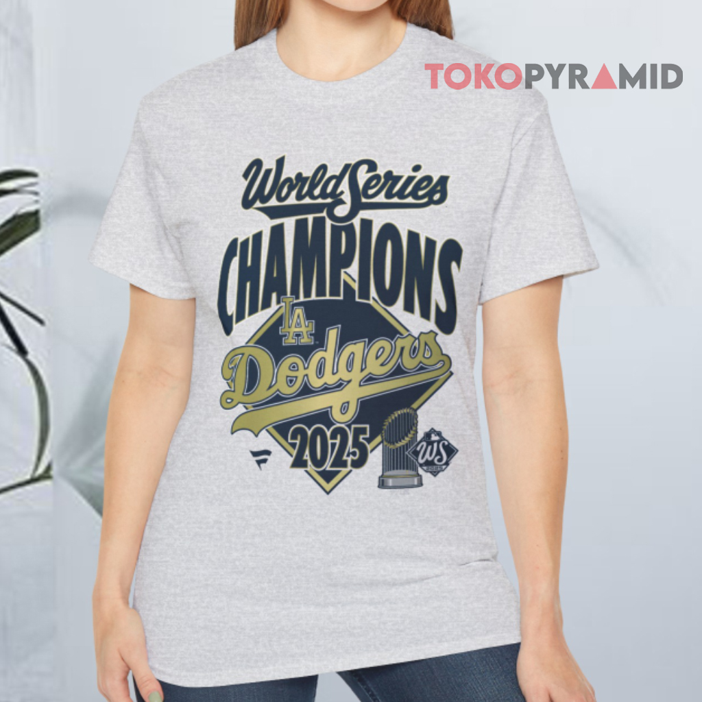 Los Angeles Dodgers We Rule October 2025 World Series Champions T shirt Front Los Angeles Dodgers We Rule October 2025 World Series Champions T shirt Front
