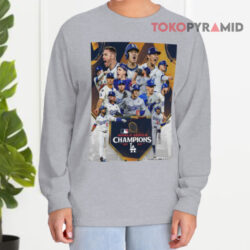 Los Angeles Dodgers World Series Champions 2024 Poster Shirt 4 Los Angeles Dodgers World Series Champions 2024 Poster Long sleeved