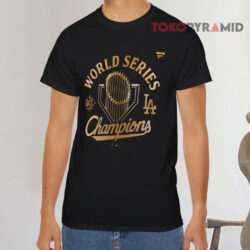 Los Angeles Dodgers World Series Champions 2025 Black T shirt