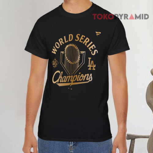 Los Angeles Dodgers World Series Champions 2025 Black T shirt Los Angeles Dodgers World Series Champions 2025 Black T shirt