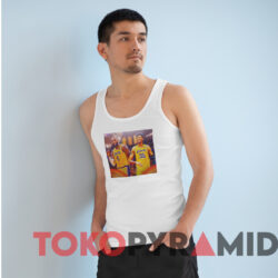 Los Angeles Lakers Christian Wood x LeBron James T-Shirt 4 Los Angeles Lakers Christian Wood X Lebron James T shirt White TankTop