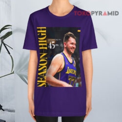 Los Angeles Lakers Luka Doncic 45 Season High Nba 2025 Shirt