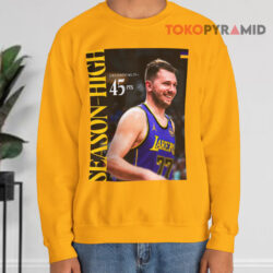 Los Angeles Lakers Luka Doncic 45 Season High Nba 2025 Sweatshirt