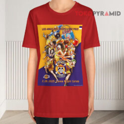 Los Angeles Lakers x One Piece Game Night Collab Shirt 4 Los Angeles Lakers X One Piece Game Night Collab Red T shirt