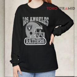 Los Angeles Raiders Helmet Long sleeved