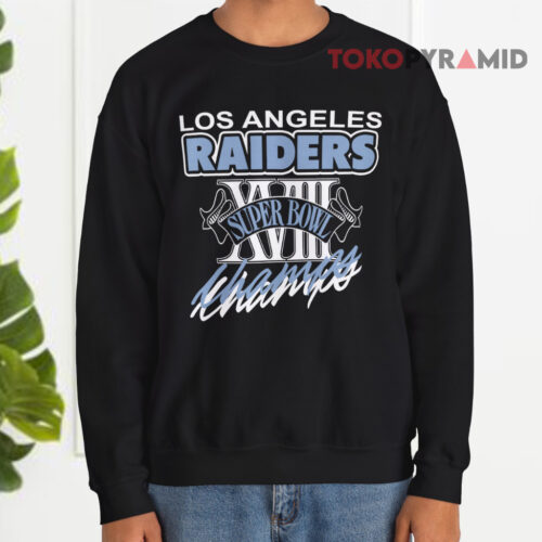 Los Angeles Raiders Super Bowl Xviii Champions Sweatshirt