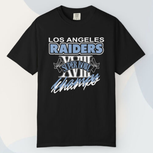 Los Angeles Raiders Super Bowl Xviii Champions T shirt