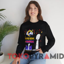 Los Angeles Rams Super Sunday Champions LVIII Las Vegas 2024 Shirt 2 Los Angeles Rams Super Bowl Champions Lviii Las Vegas 2024 Shirt Black Sweatshirt