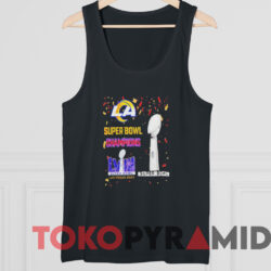 Los Angeles Rams Super Sunday Champions LVIII Las Vegas 2024 Shirt 4 Los Angeles Rams Super Bowl Champions Lviii Las Vegas 2024 Shirt Black TankTop
