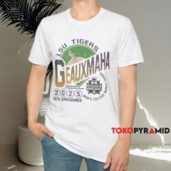 Lsu Tiger Geauxmaha 2025 20th Appearance Shirt White T shirt