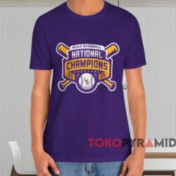 Lsu Tigers 2025 Ncaa Baseball College World Series Champions Shirt Purple T shirt