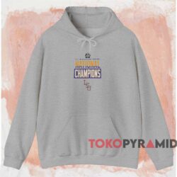 LSU Tigers 2025 NCAA Division I Baseball National Champions Locker Room Shirt 2 Lsu Tigers 2025 Ncaa Division I Baseball National Champions Locker Room Shirt Grey Hoodie