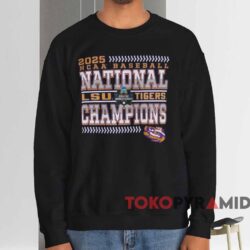 LSU Tigers 2025 NCAA National Champions Jersey Shirt 3 Lsu Tigers 2025 Ncaa National Champions Jersey Shirt Black Sweatshirt