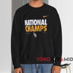 LSU Tigers 2025 NCAA National Champs Shirt 4 Lsu Tigers 2025 Ncaa National Champs Shirt Black Sweatshirt