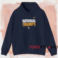 LSU Tigers 2025 NCAA National Champs Shirt 2 Lsu Tigers 2025 Ncaa National Champs Shirt Navy Hoodie