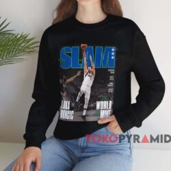Luka Doncic The Cover Of SLAM 250 Shirt 3 Luka Doncic The Cover Of Slam 250 Shirt Black Sweatshirt