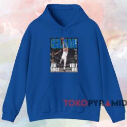 Luka Doncic The Cover Of SLAM 250 Shirt 2 Luka Doncic The Cover Of Slam 250 Shirt Blue Hoodie