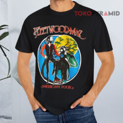 Madeworn Fleetwood Mac American Tour Black T shirt