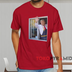 Maga Donald's Drive thru Window Shirt Red T shirt