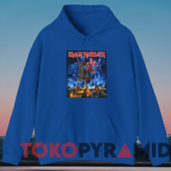 Maiden England 2014 Tour Iron Maiden T-shirt 4 Maiden England 2014 Tour Iron Maiden T shirt Blue Hoodie