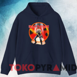 Maiden Japan Iron Maiden T shirt Navy Hoodie