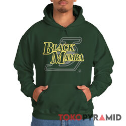 Majestic Los Angeles Lakers Kobe Bryant Black Mamba Tee Hoodie