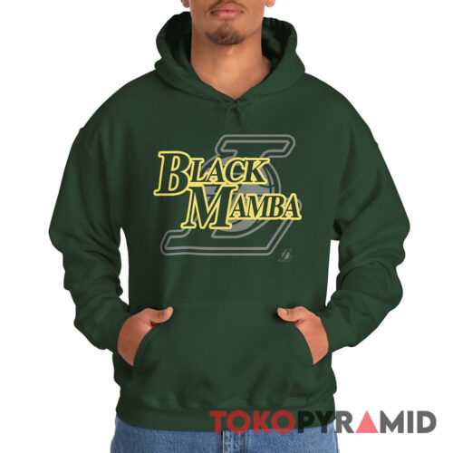 Majestic Los Angeles Lakers Kobe Bryant Black Mamba Tee Hoodie