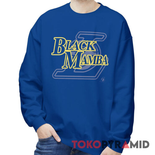 Majestic Los Angeles Lakers Kobe Bryant Black Mamba Tee Sweatshirt