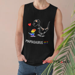 Mamasaurus T rex Dinosaur Lgbt Black Tank Top