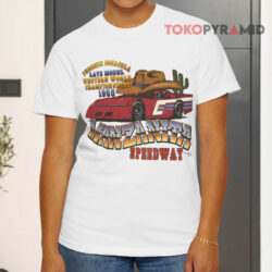 Manzanita Speedway Shirt Phoenix Cocacola Late Model Western World Championships 1985 White T shirt