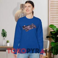 March 84C 1984 Cutaway IndyCar Shirt 2 March 84c 1984 Cutaway Indycar Shirt Blue Sweatshirt