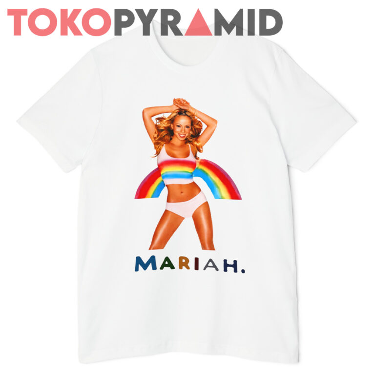 マライアキャリー　ＲＡＩＮＢＯＷ　ＴＯＵＲ　　2000年　Ｔシャツ　サイズ　Ｍ Mariah-Carey-Rainbow-World-
