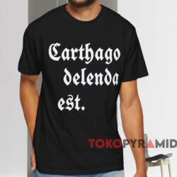 Mark Zuckerberg Carthago Delenda Est Shirt Black T shirt