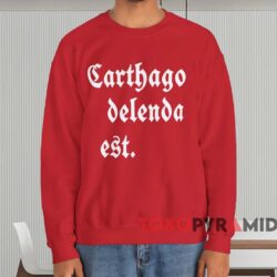 Mark Zuckerberg Carthago Delenda Est Shirt 4 Mark Zuckerberg Carthago Delenda Est Shirt Red Sweatshirt