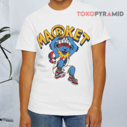 Market Grateful Dead Dunking Bear White T shirt