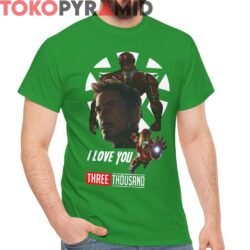 Marvel Iron Man I Love You 3000 Shirt