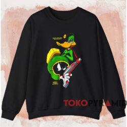 Marvin The Martian Duck Dodgers Looney Tunes Shirt Black Sweatshirt
