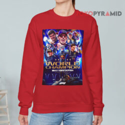 Max Verstappen 4x World Champion Poster Sweatshirt