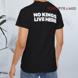 Maxwell Frost No Kings Live Here Black T shirt